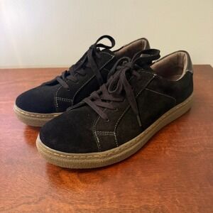 EuroSoft by SOFFT Black Suede Sneakers Women's Size 9.5 | Comfort Shoes